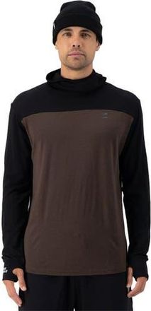 Mons Royale Yotei Powder Hoodie - Mens in Cedar/black at Nordstrom, Size Small