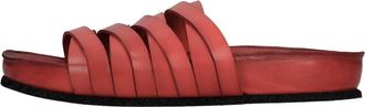 Pantanetti Lagos Mules - Dames - Sandalen - Rood - 37 EU - Leer - Schoenen