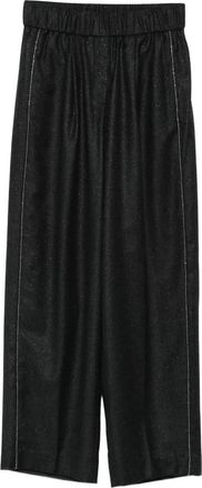 PESERICO Pantaloni con righe laterali - Grigio