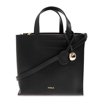 Furla Tassen, Dames, Zwart, ONE Size, Leer, Divide It Tote S