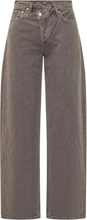 A Gold E Arc Criss Cross Jean - Jeans - Mujer - Marr&oacute;n - W26