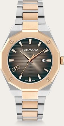 Ferragamo Men Ferragamo Edge Gent watch Brown