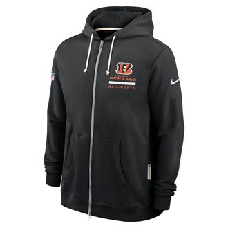 Nike Cincinnati Bengals Utility Player Sideline Nike Mens Dri-FIT NFL Full-Zip Hoodie in Black | 03AV00A9A-2FB