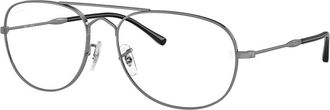 Ray-Ban BAIN BRIDGE Demo Pilot Unisex Eyeglasses RX3735V 2502 55