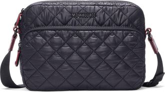 MZ Wallace Small Metro Quilted Nylon Camera Bag in Black at Nordstrom