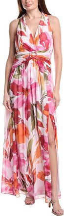 Adrianna Papell Sleeveless Maxi Print Dress