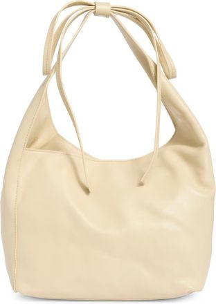 Reformation Small Vittoria Leather Tote in Cream Puff Leather at Nordstrom