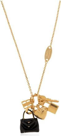 Balenciaga Necklaces, female, Yellow, Size: ONE SIZE Necklace with charms