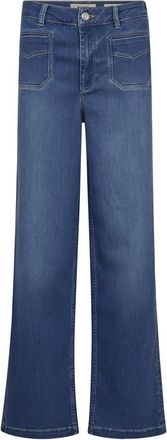 Mos Mosh MMColette Deluxe Jeans - Dames - Loose Fit Jeans - Blauw - W28 - Katoen - Jeans