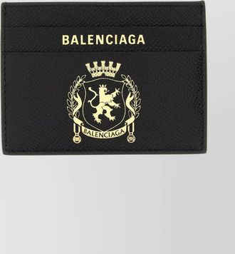 Balenciaga leather card holder