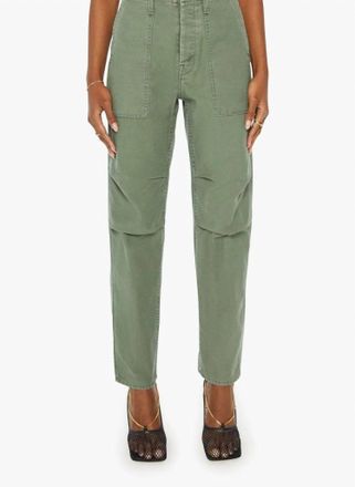 Mother Awol Hover Straight Leg Pants In Roger That