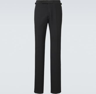Tom Ford Pantaloni regular in lana