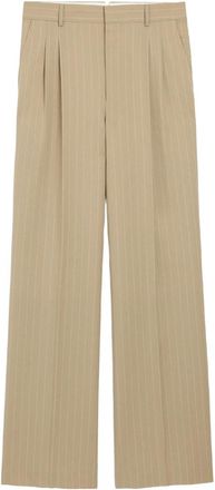 Ami Striped Pleated Trousers