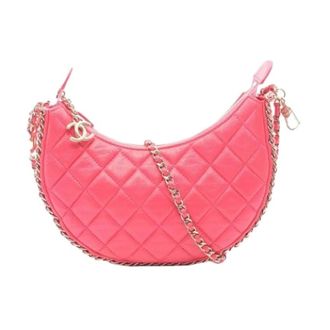 Chanel Pre-owned Matelasse Schoudertas - Dames - Pre-owned - Roze - Maat: ONE Size Leer