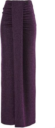Ga&euml;lle Paris Paarse Gaelle Rok - Dames - Maxi Rokken - Paars - S - Rokken