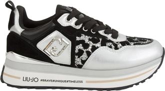 Liu Jo Sneaker - Dames - Sneakers - Zwart - 38 EU - Leer - Schoenen