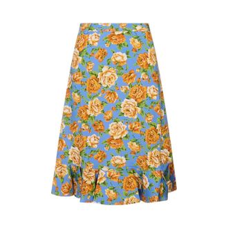 Paco Rabanne Midi Skirts, female, Multicolor, Size: XS Mid Length Skirt
