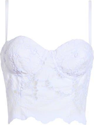 L'agence Sonya Bralette in White at Nordstrom Rack, Size Xx-Small
