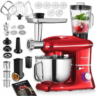 OEM Batidora Planetaria Probot, Bol De 6,2 L, Juego Grande 6 En 1, Recetas