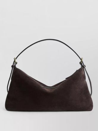 ATP Atelier castellare suede medium shoulder bag