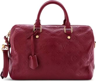 Louis Vuitton Speedy Bandouliere Bag Monogram Empreinte Leather 30 satchel - Rood