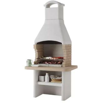 Habitat et Jardin barbecue a carbonella palazzetti tenerife 2 110x77x238 cm