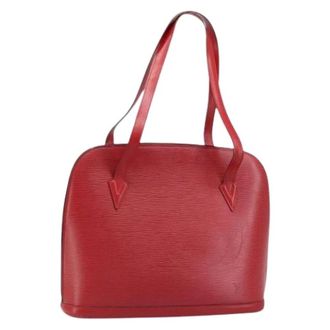 Louis Vuitton Pre-owned Handbags, female, Red, Size: ONE SIZE Pre-owned Vintage Epi Shoulder Bag