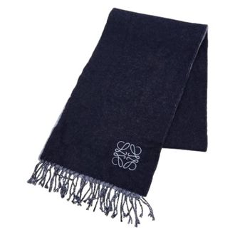 Loewe Pre-owned Scarves, female, Blue, Size: ONE SIZE Pre-owned Stole