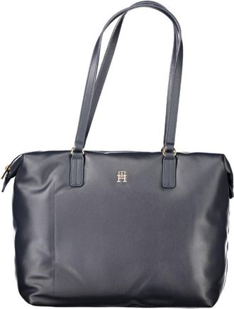 Tommy Hilfiger Blue Polyester Women Shoulder Womens Bag