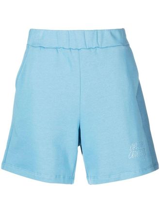 Opening Ceremony Shorts sportivi con ricamo - Blu