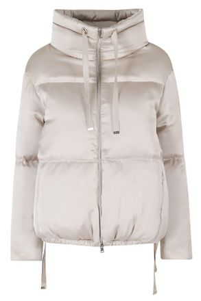 Herno Chantilly High Neck Elastic Waistband Polyester Down Jacket