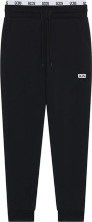 GCDS Gcds, Broeken, Heren, Zwart, M, Katoen, Essentials Joggers