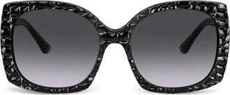 Dolce & Gabbana Eyewear Occhiali da sole geometrici - Nero
