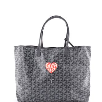 Goyard Saint Louis Tote Printed Coated Canvas PM