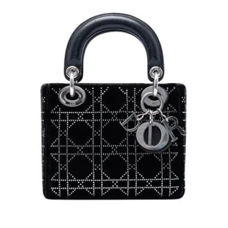 Dior Pre-owned Lady Satchel - Dames - Pre-owned - Zwart - Maat: ONE Size Satijn