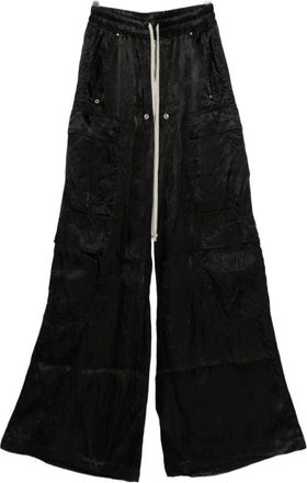 Rick Owens Wijde Broeken - Dames - Wijde Broeken - Zwart - S - Broeken