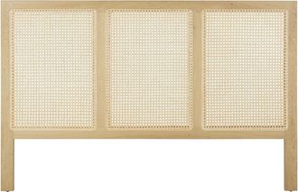 Maisons du monde Cabecero de cama para camas 140 y 160 de rejilla de rat&aacute;n