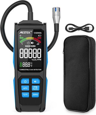 OEM Detector Port&aacute;til De Fugas De Gas Combustible, Comprobador De Fugas De Gas Natural, Analizador Port&aacute;til De Concentraci&oacute;n De Gas, Con Prueba De Tempera
