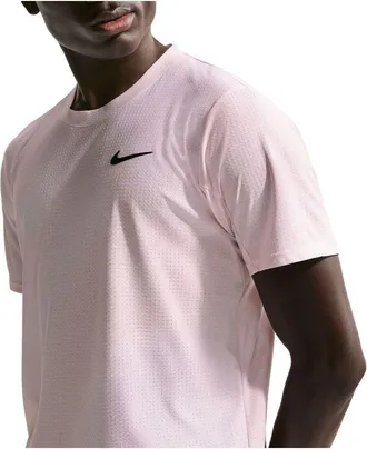 Nike Court Slam Dri-FIT ADV T-Shirt Pearl Pink Silt Red Black IB1016-664