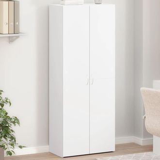 Berkfield Home File Cabinet White 60x32x153 cm Engineered Wood | Size: 60 x 32 x 153 cm