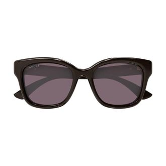 Gucci Oversized Square Acetate Sunglasses - Black