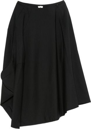 Comme Des Gar&ccedil;ons Falda midi de lana de Comme Des Gar&ccedil;ons
