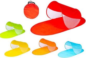 Trade Shop Trade Shop - Stuoia Da Spiaggia Con Parasole 140x70x55 Colori Assortiti Mare Sabbia Estate