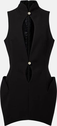 MUGLER Abito corto con cut-out