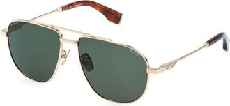 Police Splr 83 0300 Zonnebril - Heren - Zonnebrillen - Geel - 60 MM - Accessoires