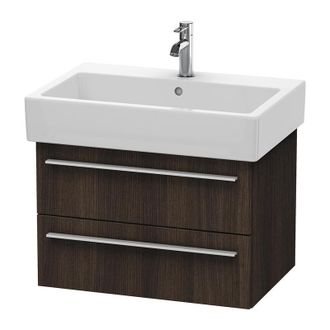Duravit Duravit X-large Mueble De Pared 6342, 2 Cajones, 650mm Para Vero, Color (frente/cuerpo): Casta&ntilde;o Oscuro - Xl634205353