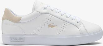 Lacoste Womens Powercourt 2.0 Trainers in White Leather - Size UK 5.5