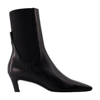 Toteme Womens Boot Black Calfskin