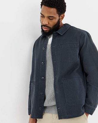 Jacamo Washed Cotton Chore Jacket