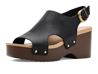 Dr. Scholls Wrenlee Womens Sandals Black : 6.5 M, Faux Leather